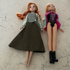 Disney Frozen Elsa & Anna Barbie dolls